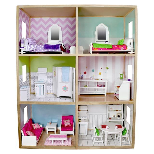 My Girl Modern Style Dollhouse for 18-in. Dolls - My Girl Modern Style Dollhouse for 18-in. Dolls -   19 diy House doll ideas