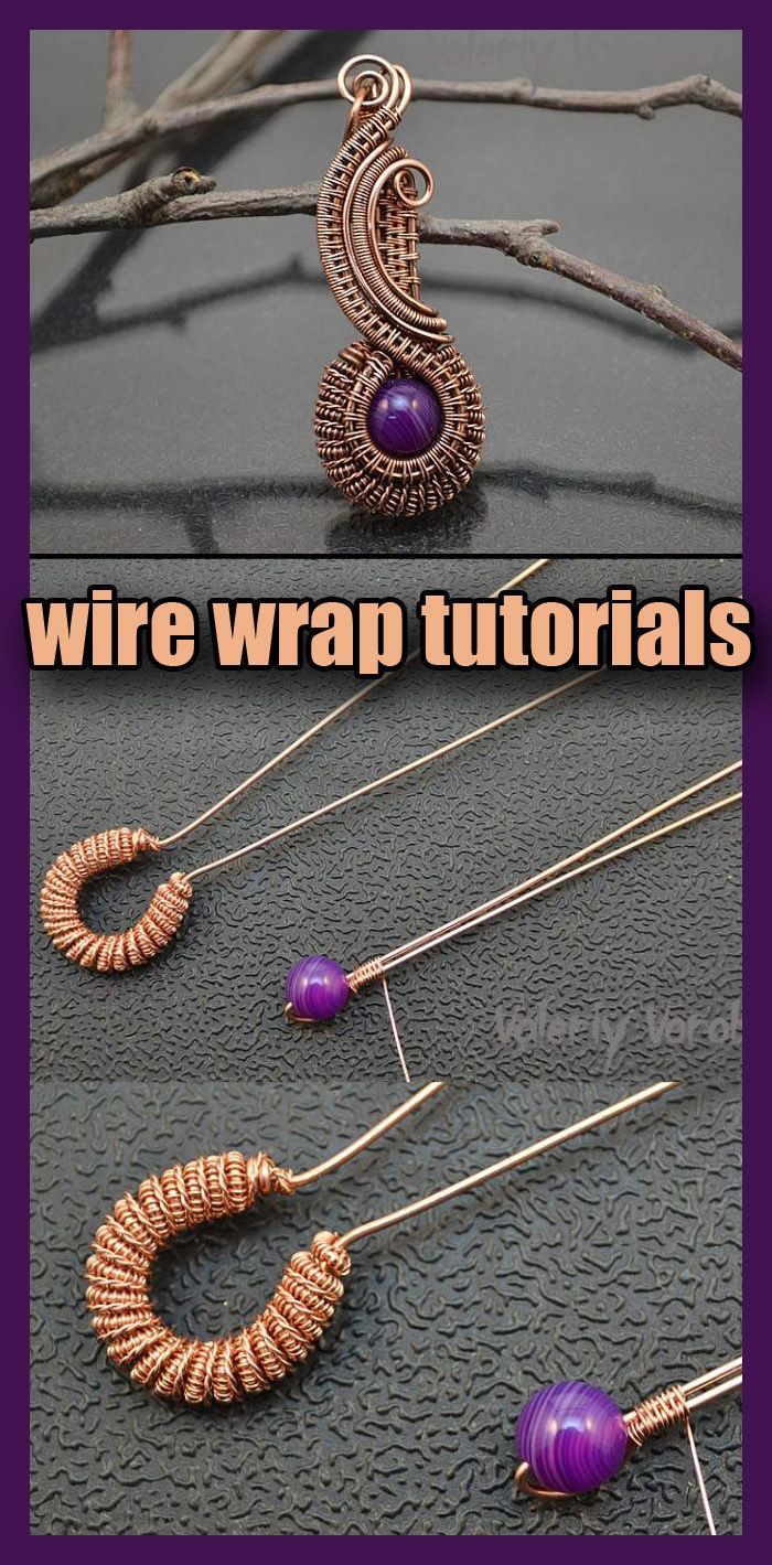 Wire wrapped pendant. DIY, wire wrap tutorials. - Wire wrapped pendant. DIY, wire wrap tutorials. -   19 diy Jewelry crystal ideas
