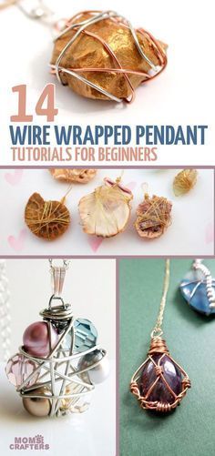 How to Wire Wrap a Pendant - 14 Cool Ideas! - How to Wire Wrap a Pendant - 14 Cool Ideas! -   19 diy Jewelry crystal ideas