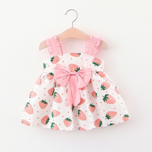 Baby Strawberry Allover Print Jersey Strappy Dresses - Baby Strawberry Allover Print Jersey Strappy Dresses -   19 diy Kids fashion ideas