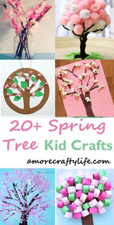 Spring Tree Crafts – 20 Plus Crafts For Kids - A More Crafty Life - Spring Tree Crafts – 20 Plus Crafts For Kids - A More Crafty Life -   19 diy Kids spring ideas