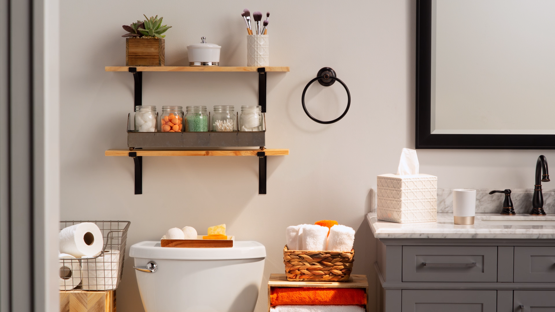 Bathroom Storage - Home Accents - The Home Depot - Bathroom Storage - Home Accents - The Home Depot -   19 diy organization ideas