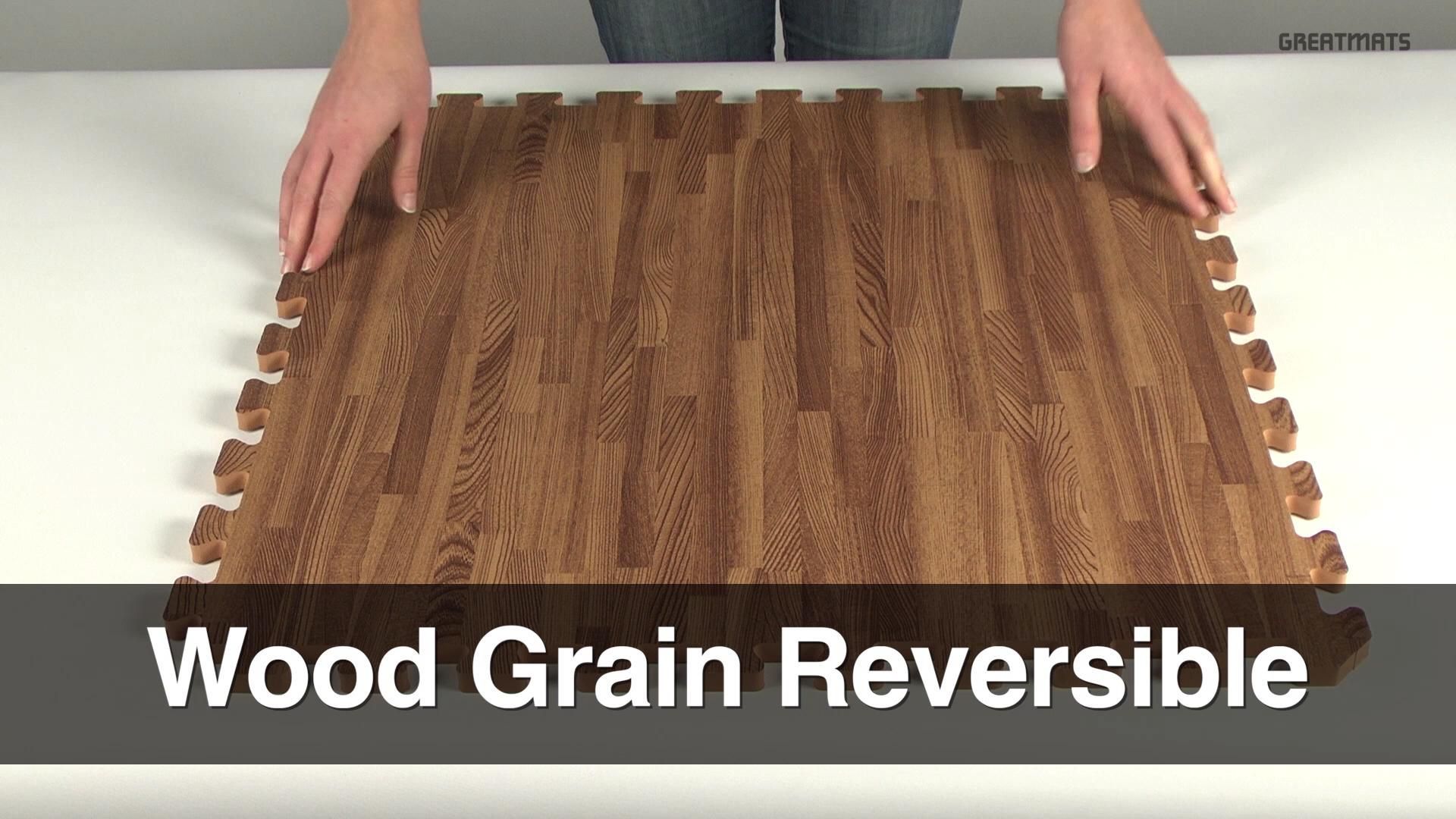 Wood Grain Foam Tiles Reversible - Wood Grain Foam Tiles Reversible -   19 diy Outdoor flooring ideas