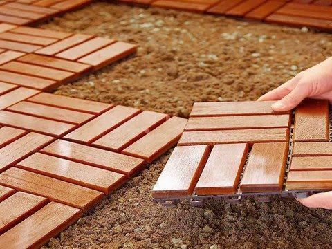 inexpensive outdoor DIY flooring option - inexpensive outdoor DIY flooring option -   19 diy Outdoor flooring ideas