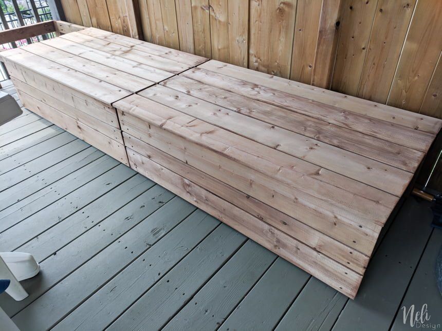 DIY outdoor modular bench with storage | NeliDesign - DIY outdoor modular bench with storage | NeliDesign -   19 diy Outdoor storage ideas