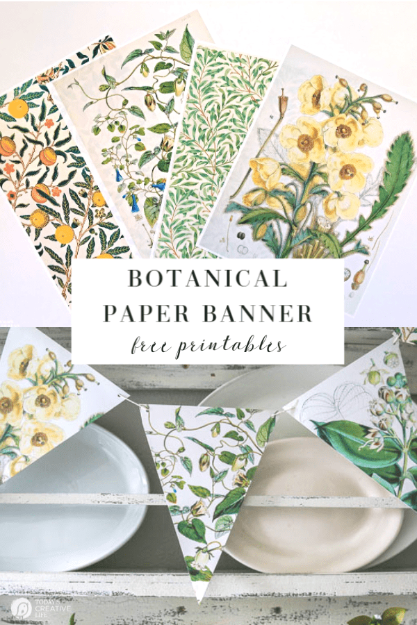 DIY Botanical Paper Banner - DIY Botanical Paper Banner -   19 diy Paper banner ideas