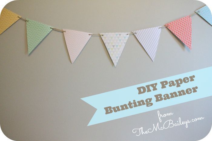 DIY: Making a Paper Party Banner - DIY: Making a Paper Party Banner -   19 diy Paper banner ideas