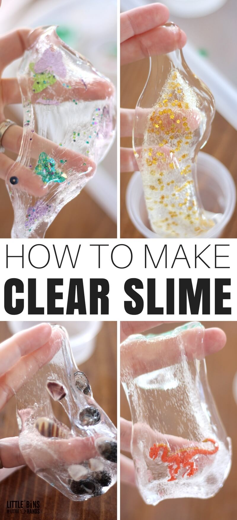 How To Make Clear Slime - How To Make Clear Slime -   19 diy Slime without borax ideas