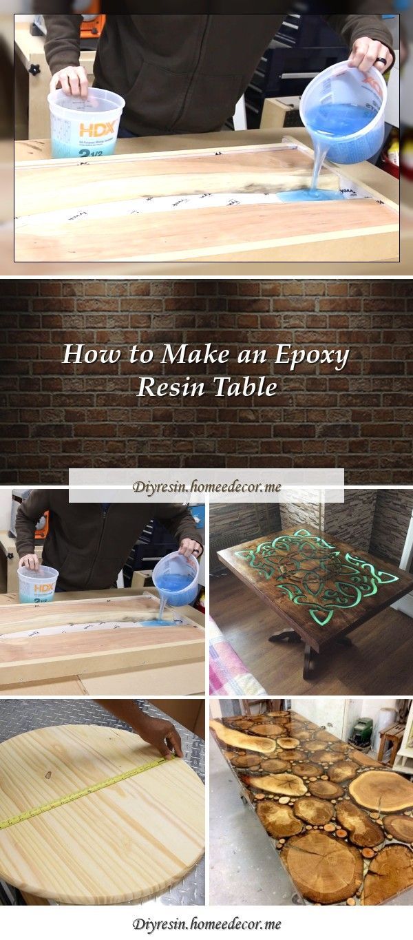How to Make an Epoxy Resin Table - How to Make an Epoxy Resin Table -   19 diy Table epoxy ideas