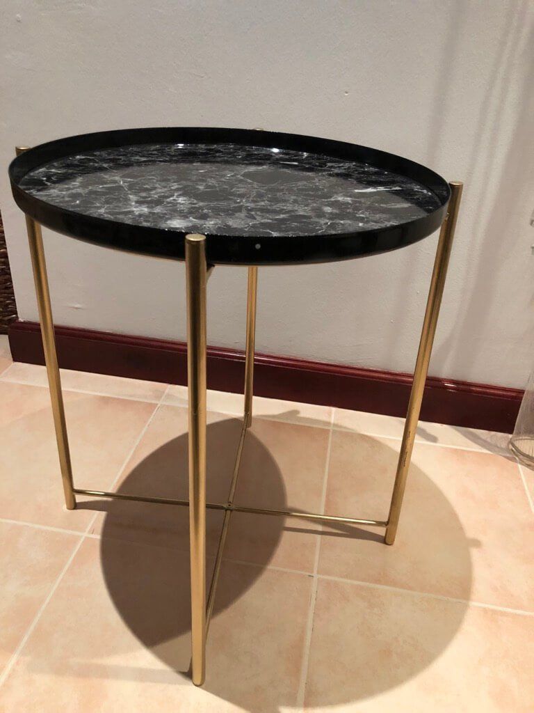 As-is item in IKEA turns into a luxe tray table - IKEA Hackers - As-is item in IKEA turns into a luxe tray table - IKEA Hackers -   19 diy Table ikea ideas