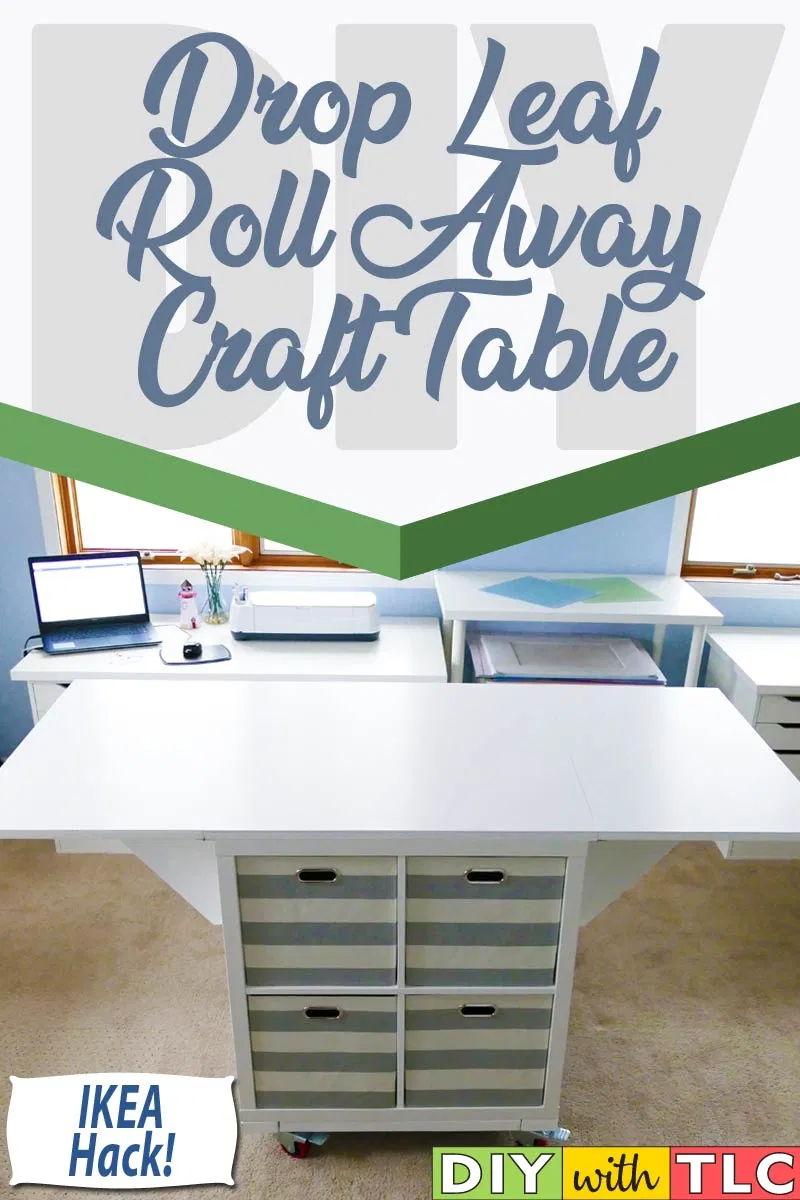 Drop Leaf Craft Table - Craft Room - Tracy Lynn Crafts - Drop Leaf Craft Table - Craft Room - Tracy Lynn Crafts -   19 diy Table ikea ideas