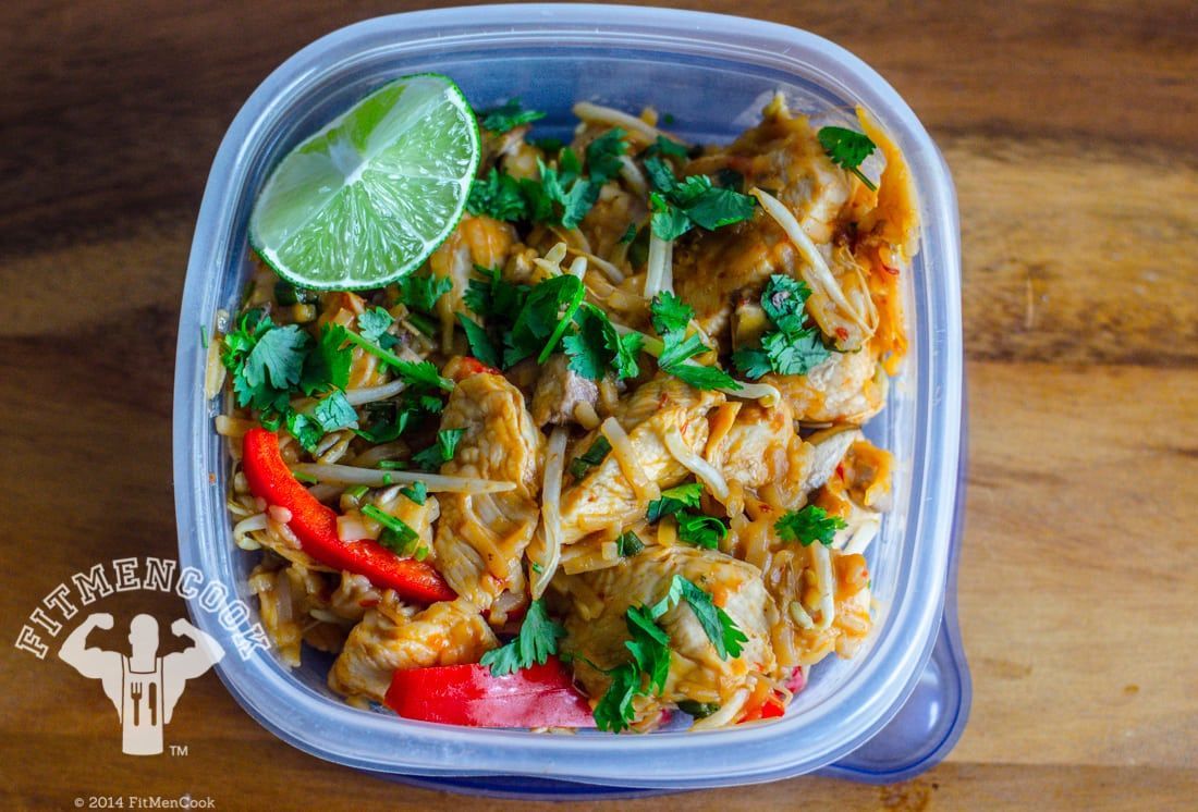 Healthy Chicken Pad Thai Meal Prep Recipe - Fit Men Cook - Healthy Chicken Pad Thai Meal Prep Recipe - Fit Men Cook -   19 fitness Men cook ideas