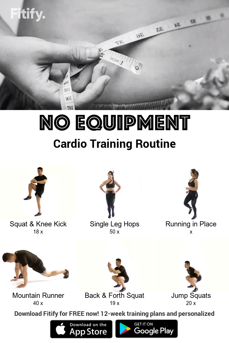 Burn Fat Cardio with NO Equipment - Burn Fat Cardio with NO Equipment -   19 fitness Training wallpaper ideas