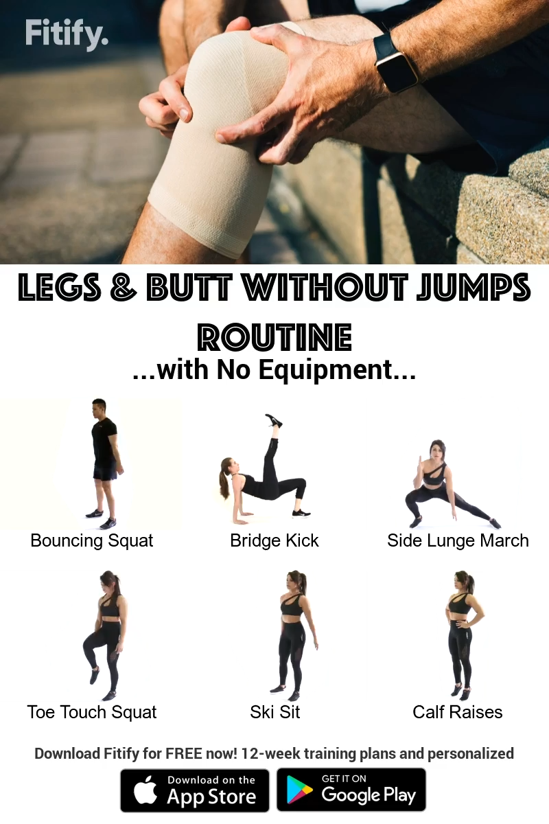 Legs and Butt without JUMPS Routine - Legs and Butt without JUMPS Routine -   19 fitness Training wallpaper ideas