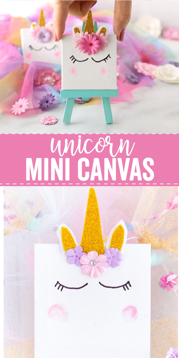 Unicorn Mini Canvas - Unicorn Mini Canvas -   19 simple diy For Teens ideas