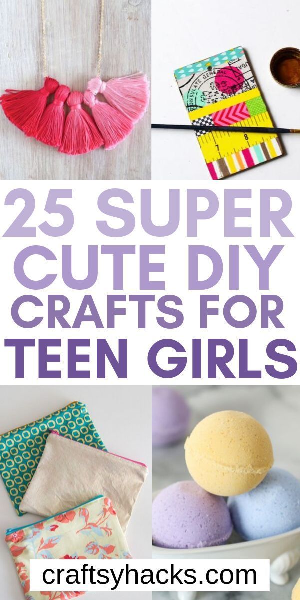 40 Super Cute DIY Crafts for Teen Girls - 40 Super Cute DIY Crafts for Teen Girls -   19 simple diy For Teens ideas