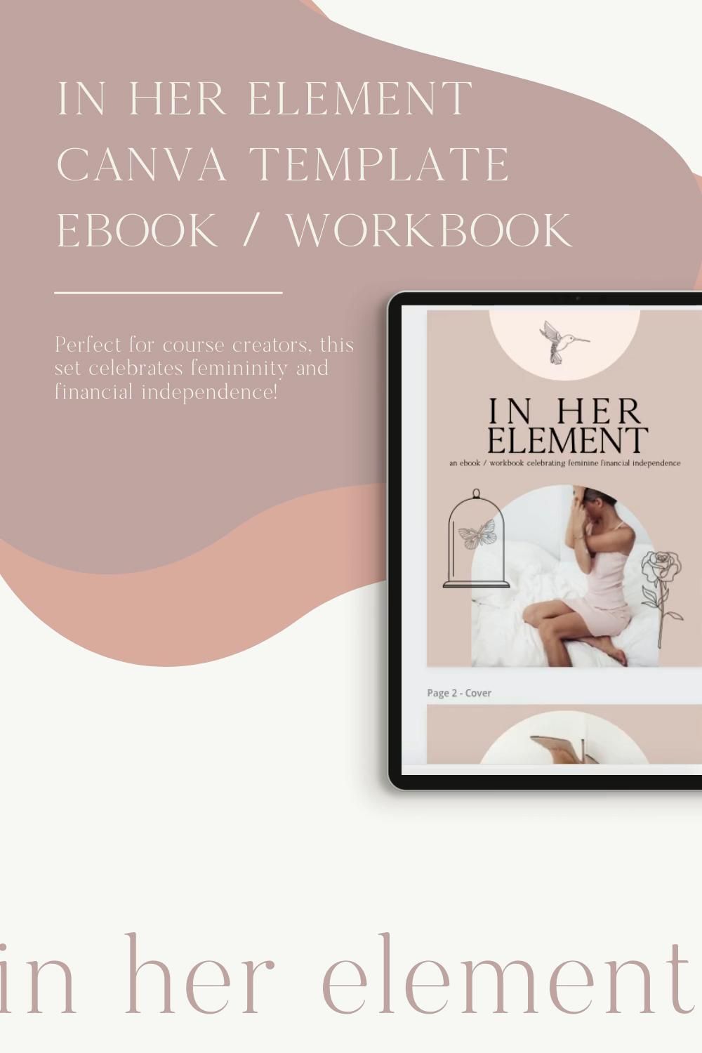 In Her Element Canva Template for Bloggers, Writers, Coaches - In Her Element Canva Template for Bloggers, Writers, Coaches -   style Guides book