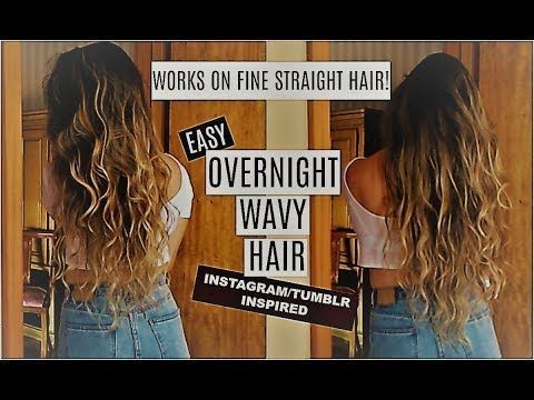 Heatless Wavy Hair - Heatless Wavy Hair -   19 style Hair overnight ideas