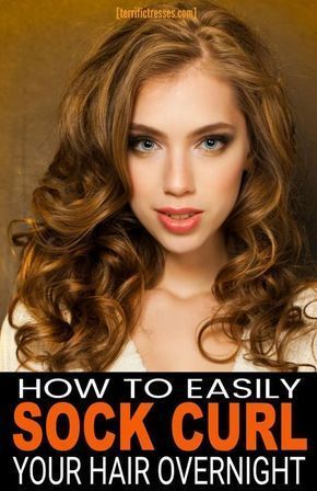 How To Sock Curl Your Hair Overnight - How To Sock Curl Your Hair Overnight -   19 style Hair overnight ideas