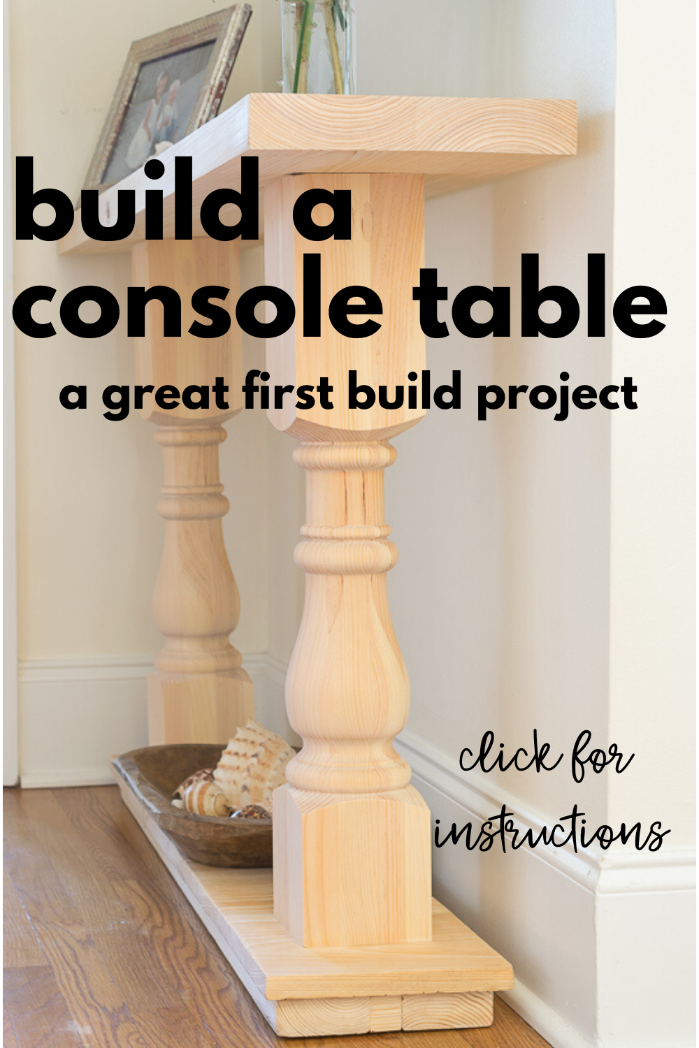 Build a Console Table: A Fun First Furniture Build - Build a Console Table: A Fun First Furniture Build -   21 diy Table upcycle ideas