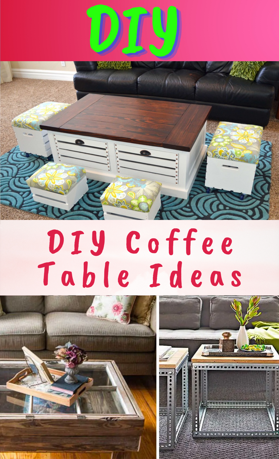 DIY Coffee Table Ideas - DIY Coffee Table Ideas -   21 diy Table upcycle ideas