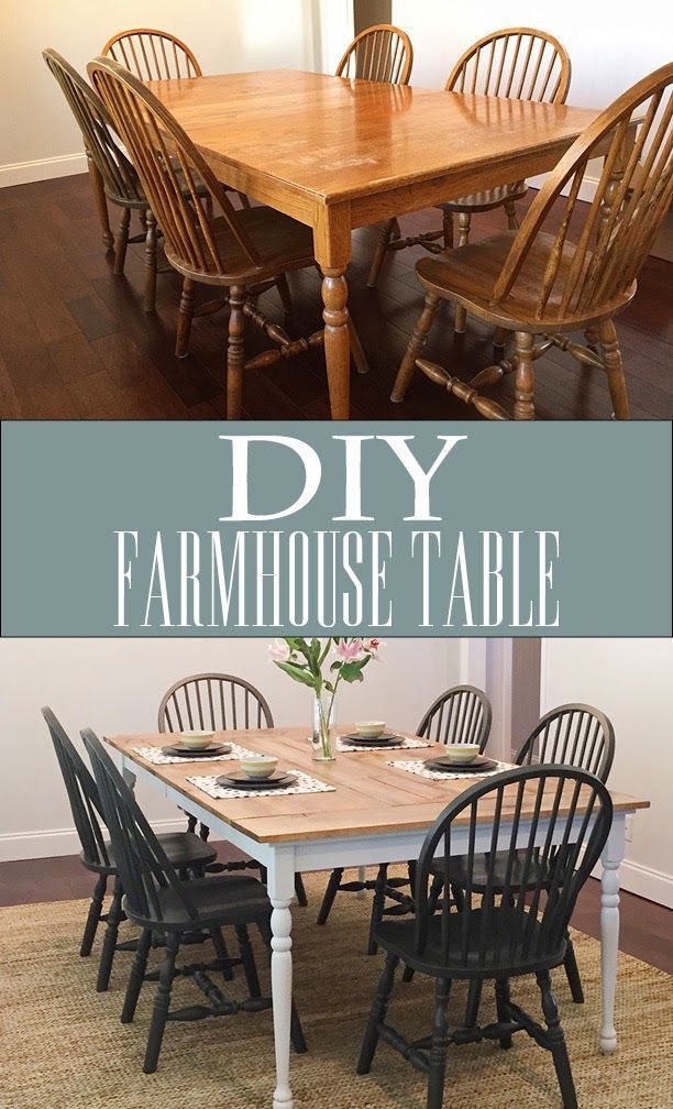 DIY Farmhouse Table - DIY Farmhouse Table -   21 diy Table upcycle ideas