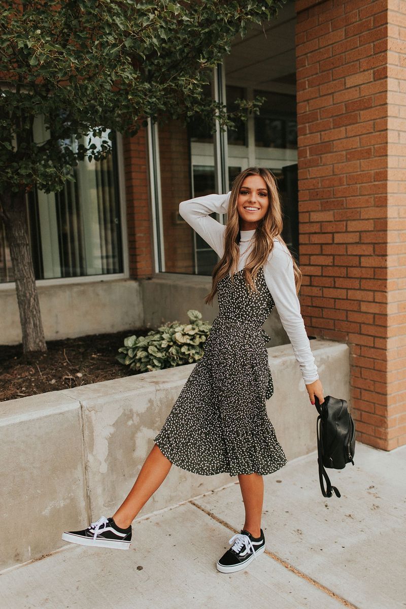21 style Dress with sneakers ideas