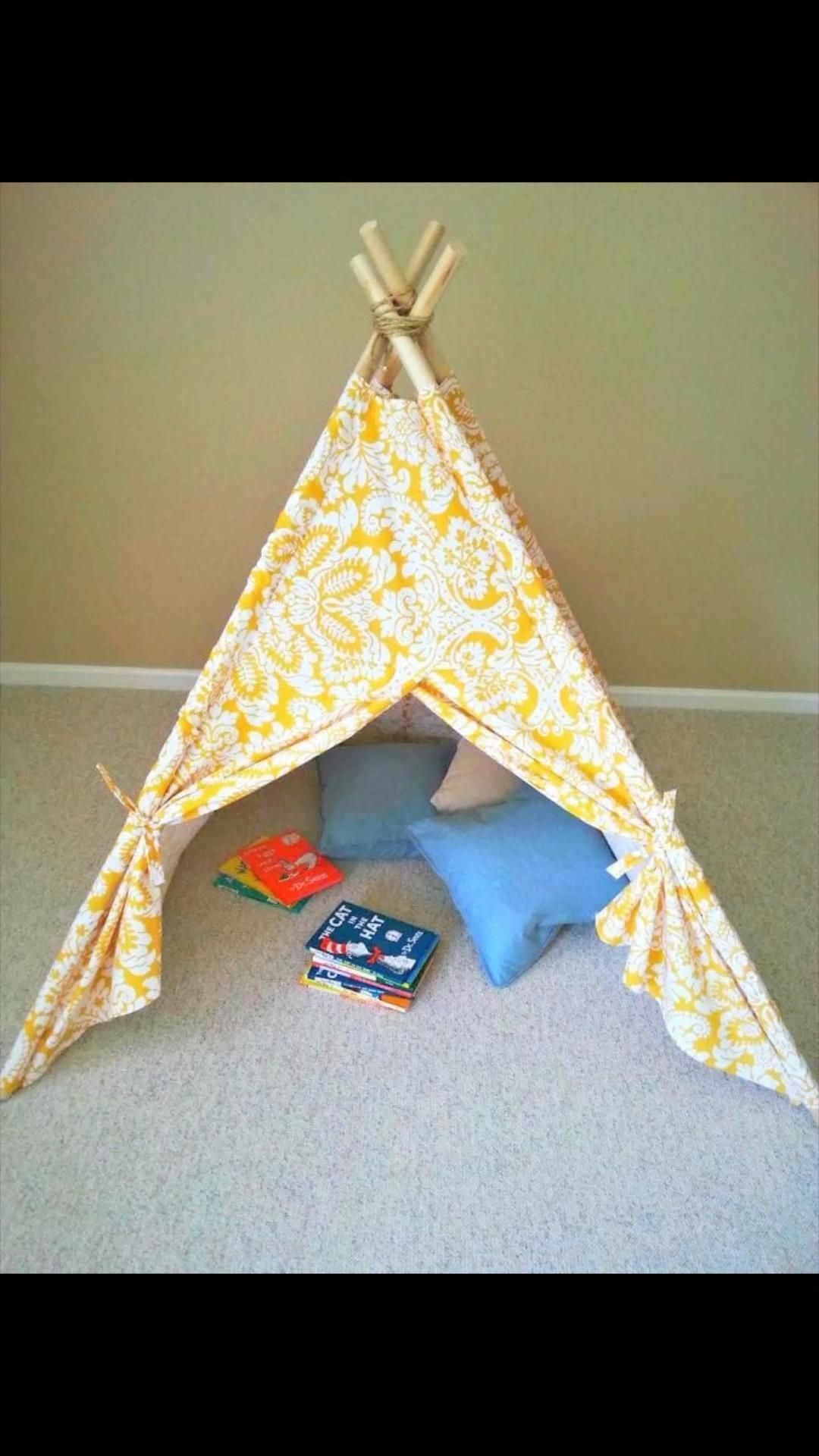 DIY Kids Teepee Tent - DIY Kids Teepee Tent -   24 diy Kids teepee ideas