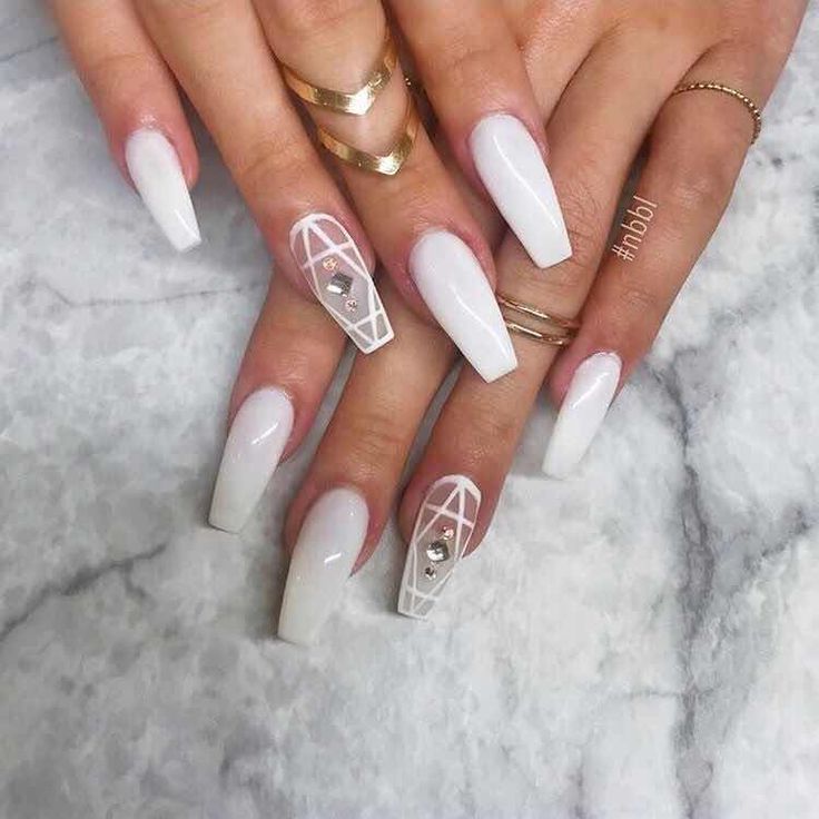 Coffin Nails Peach - Coffin Nails Peach -   9 beauty Nails white ideas