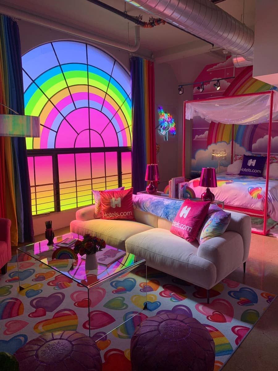 The Lisa Frank Flat Will Make Every '90s Girl's Dreams Come True And You Can Actually Stay There - The Lisa Frank Flat Will Make Every '90s Girl's Dreams Come True And You Can Actually Stay There -   15 room decor aesthetic indie ideas
