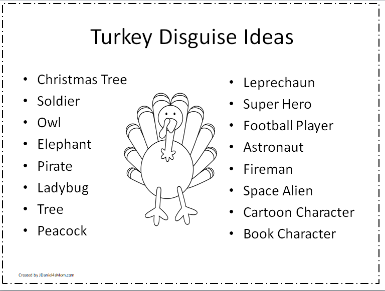 15 turkey in disguise project unicorn ideas