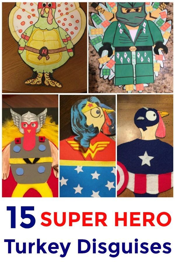 15 Super Hero Turkey Disguises | Finding Mandee - 15 Super Hero Turkey Disguises | Finding Mandee -   15 turkey in disguise project unicorn ideas