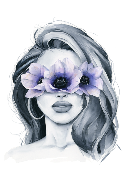 Anemone blindfolded - Anemone blindfolded -   16 beauty Art watercolor ideas