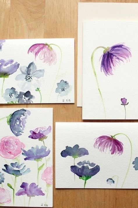 Step-by-Step Watercolor Florals - Step-by-Step Watercolor Florals -   16 beauty Art watercolor ideas
