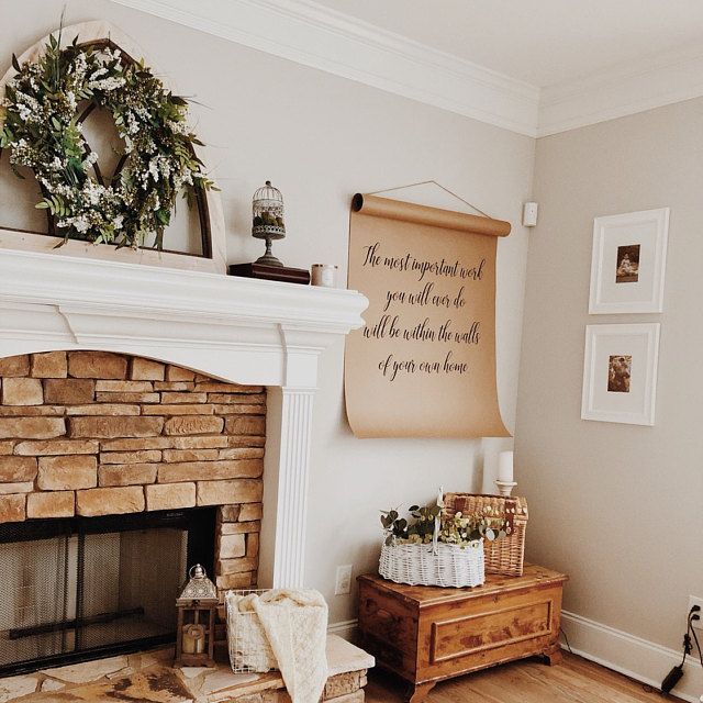 Joanna Gaines Happiness Quote - Kraft Paper Scroll - Farmhouse Scroll - Farmhouse Wall Decor - Kraft Paper Sign - Farmhouse Sign - Joanna Gaines Happiness Quote - Kraft Paper Scroll - Farmhouse Scroll - Farmhouse Wall Decor - Kraft Paper Sign - Farmhouse Sign -   16 farmhouse wall decorations joanna gaines ideas