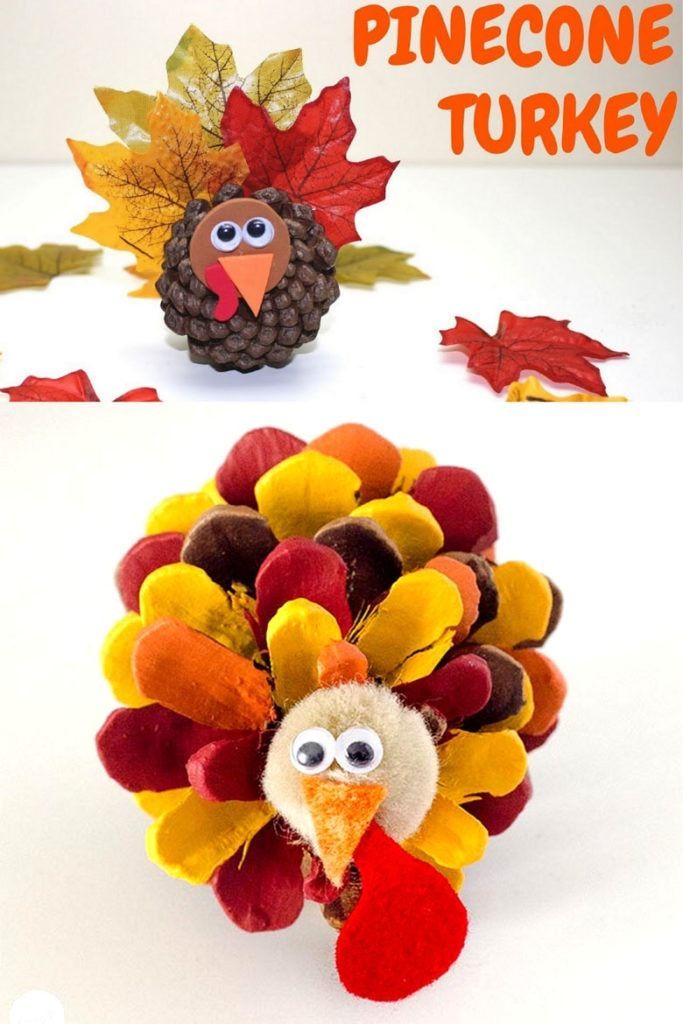 48 Amazing DIY Pine Cone Crafts & Decorations - 48 Amazing DIY Pine Cone Crafts & Decorations -   16 thanksgiving crafts for kids easy ideas