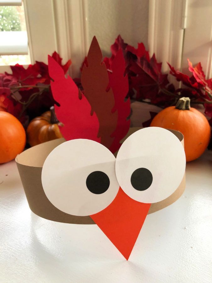 Turkey Paper Headbands - Turkey Paper Headbands -   16 thanksgiving crafts for kids easy ideas