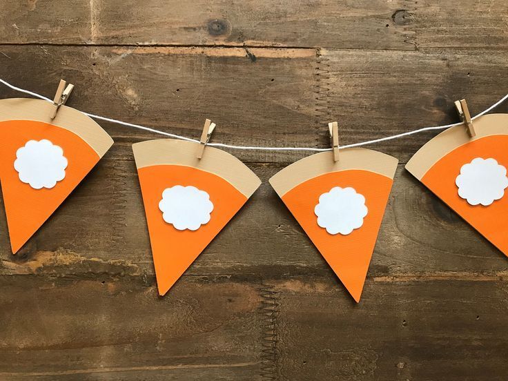 DIY pumpkin pie banner/friendsgiving sign/thanksgiving party | Etsy - DIY pumpkin pie banner/friendsgiving sign/thanksgiving party | Etsy -   17 diy thanksgiving crafts for toddlers ideas