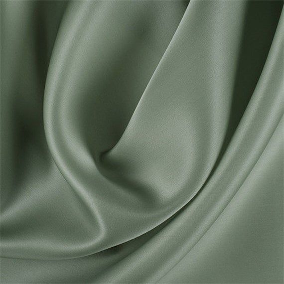Dark Sage Silk Satin Organza, Fabric By The Yard - Dark Sage Silk Satin Organza, Fabric By The Yard -   17 sage green aesthetic fashion ideas
