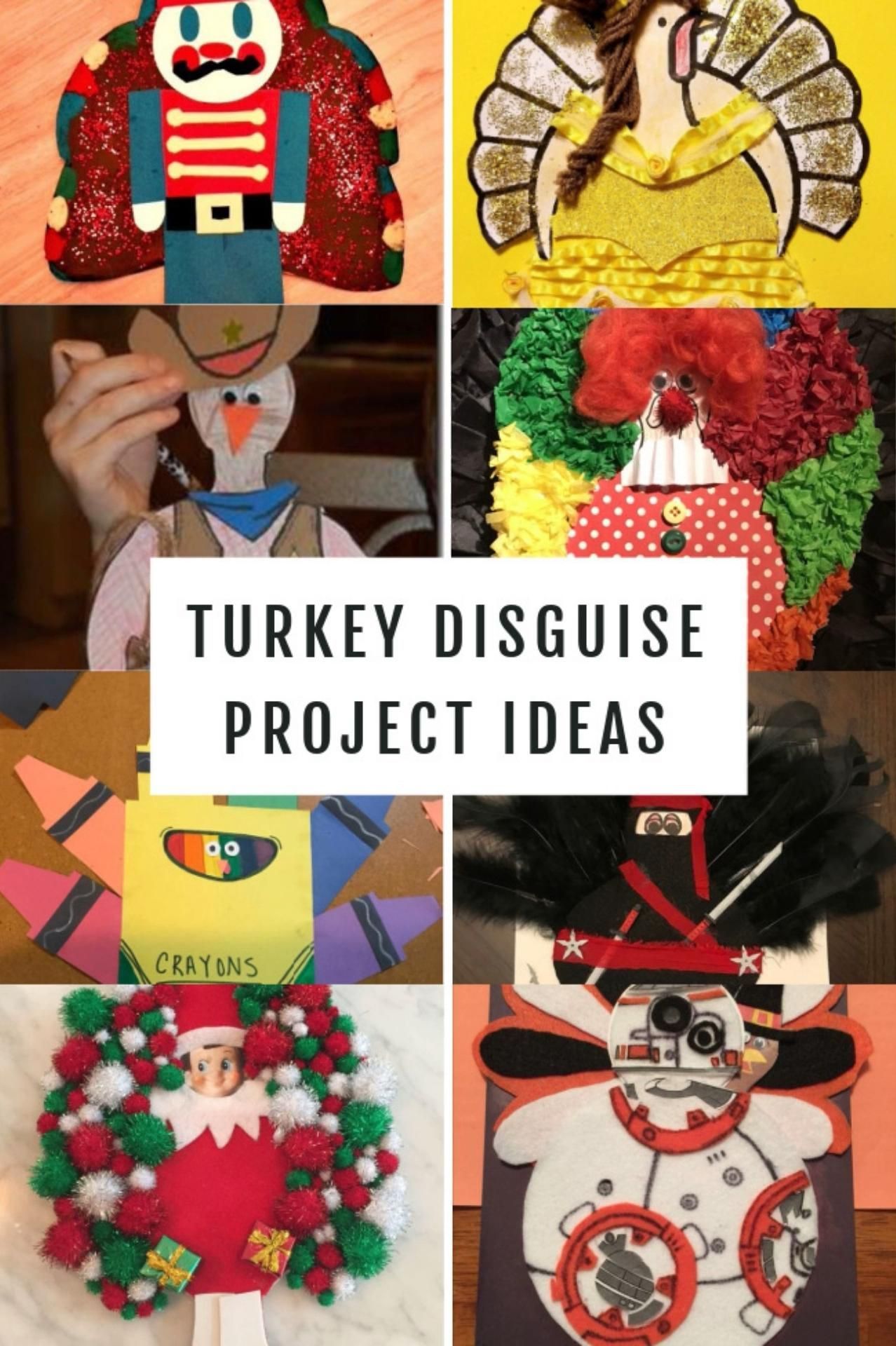 17 turkey disguise project template ideas