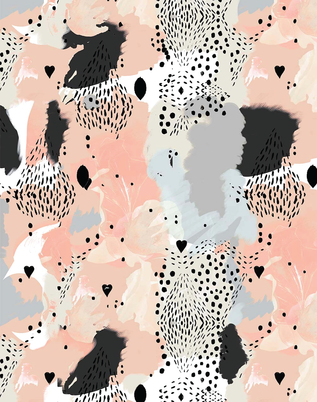 Love Leopard, Peach - Love Leopard, Peach -   18 beauty Design pattern ideas
