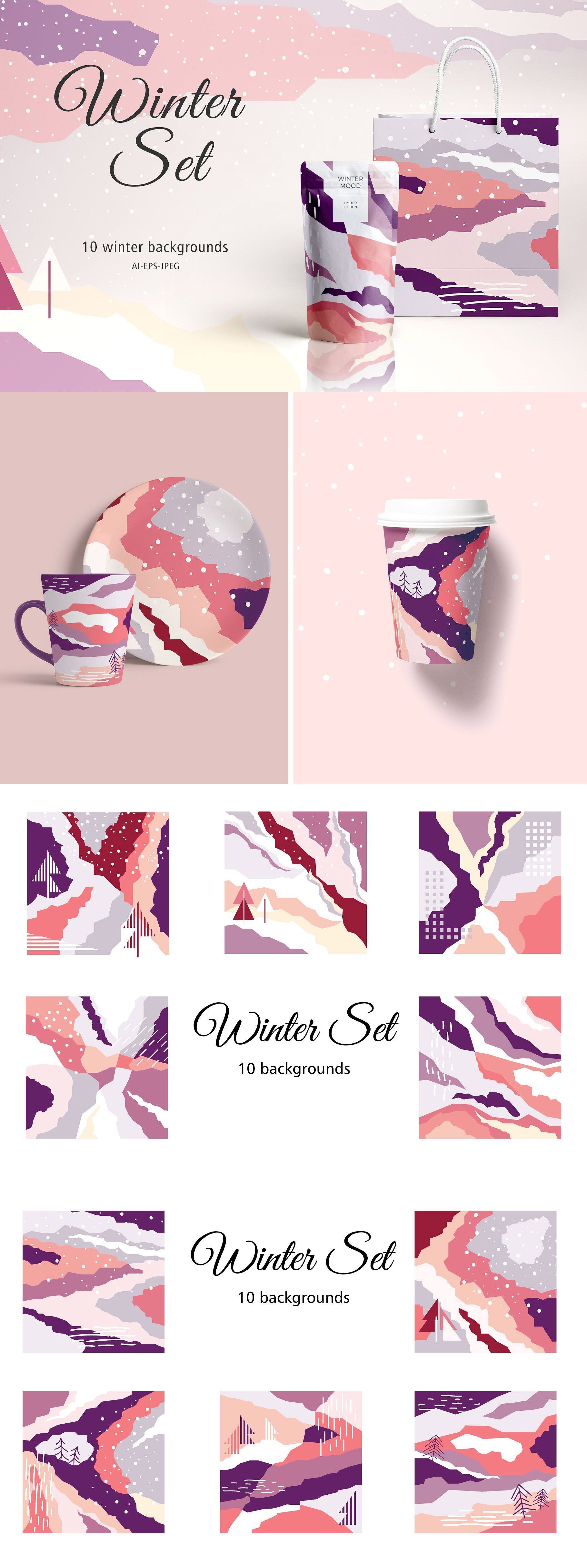 Winter Set - Winter Set -   18 beauty Design pattern ideas