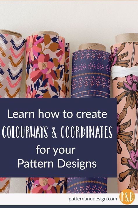 The secrets behind creating colorways and coordinate designs - The secrets behind creating colorways and coordinate designs -   18 beauty Design pattern ideas