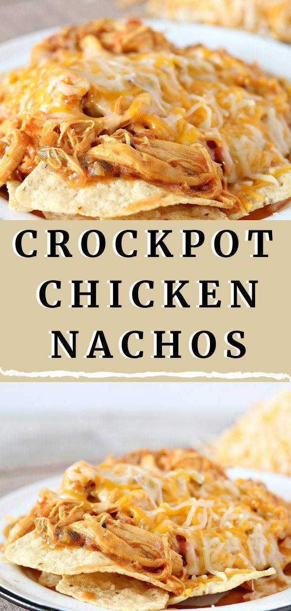 Crockpot Taco Chicken Nachos - Crockpot Taco Chicken Nachos -   18 dinner recipes chicken crockpot ideas