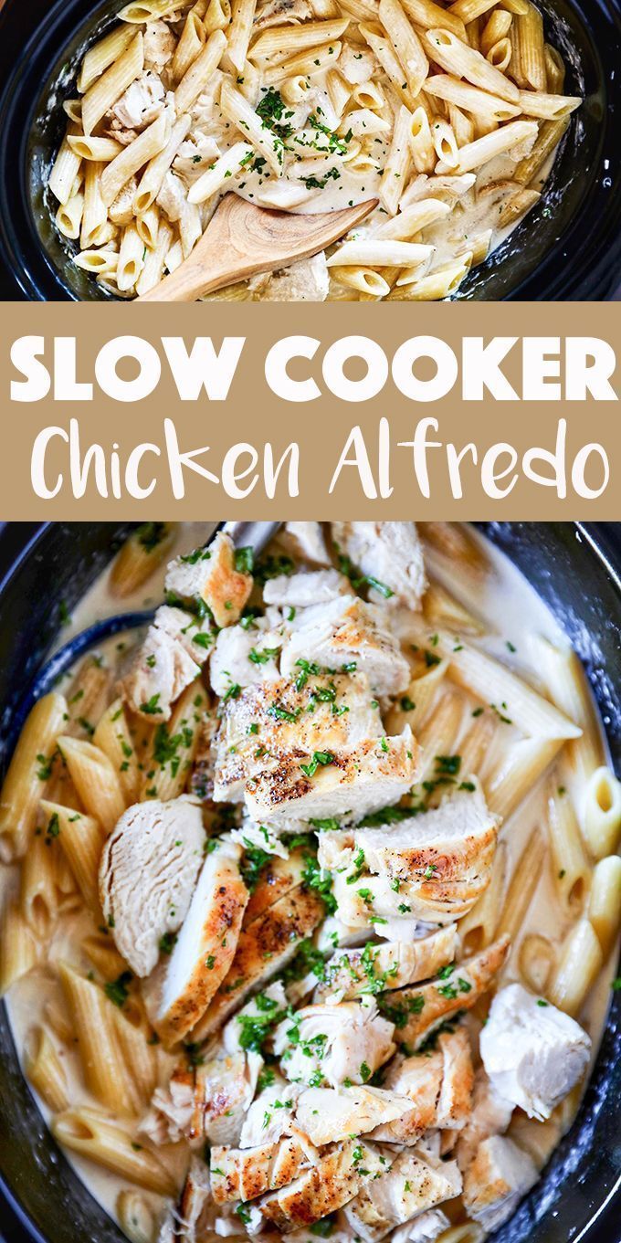 Slow Cooker Chicken Alfredo - Crockpot Chicken Alfredo Recipe - Slow Cooker Chicken Alfredo - Crockpot Chicken Alfredo Recipe -   18 dinner recipes chicken crockpot ideas