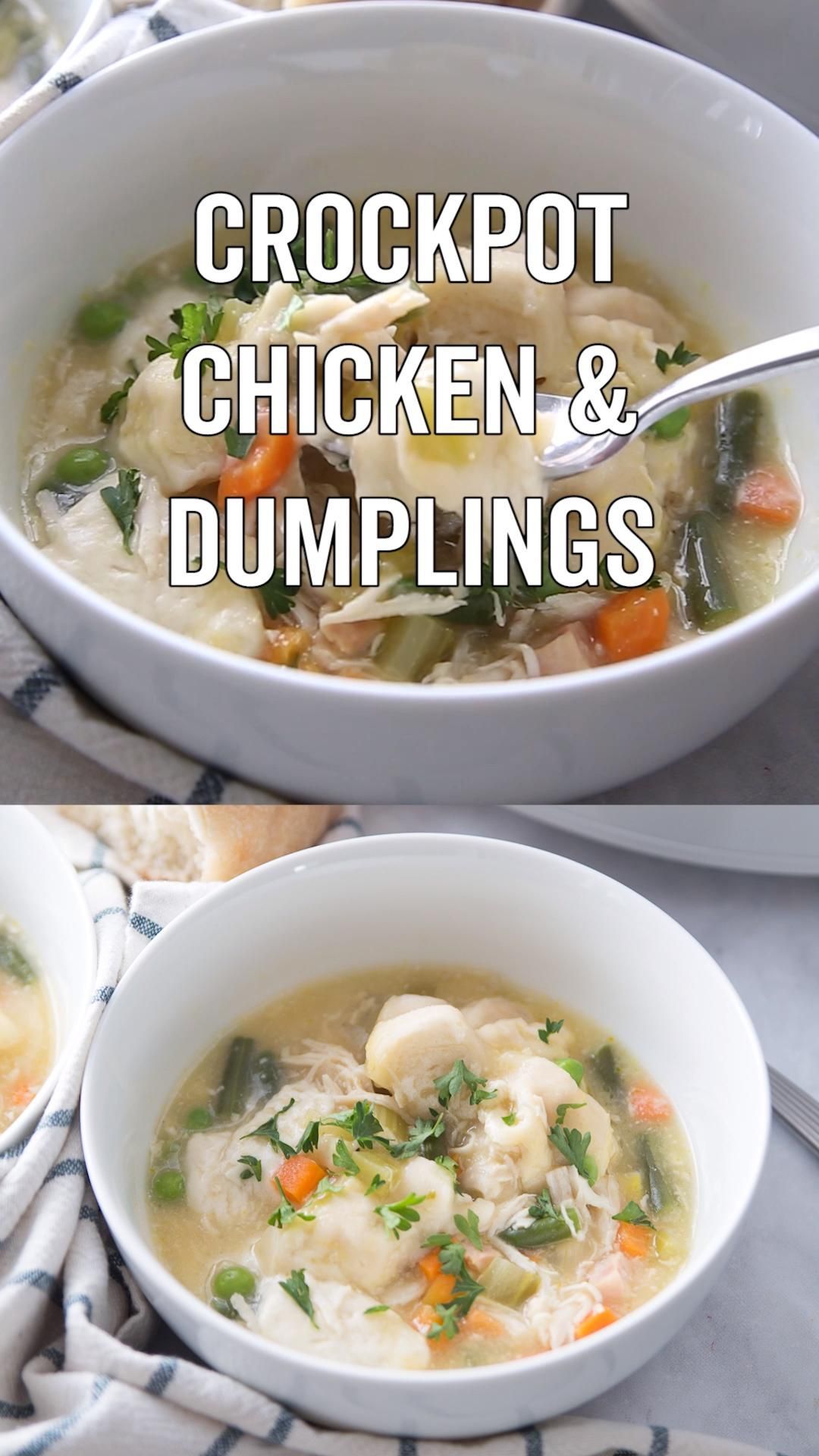 Crockpot Chicken and Dumplings! - Crockpot Chicken and Dumplings! -   18 dinner recipes chicken crockpot ideas