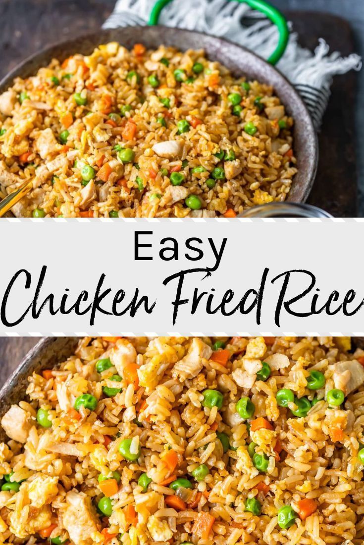 Easy Chicken Fried Rice Recipe - Easy Chicken Recipes {VIDEO!!!} - Easy Chicken Fried Rice Recipe - Easy Chicken Recipes {VIDEO!!!} -   18 dinner recipes for two chicken ideas