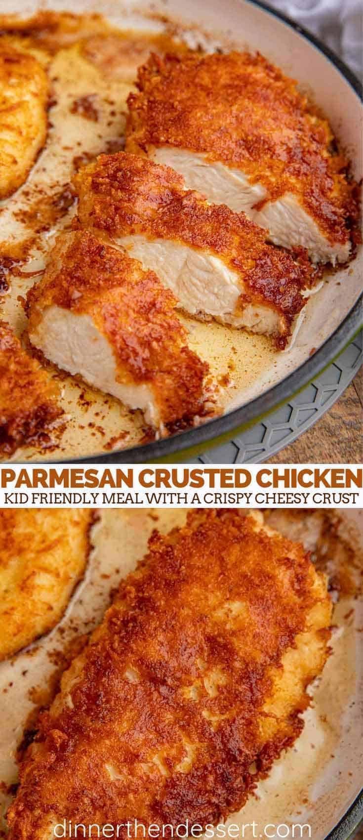 Ultimate Parmesan Crusted Chicken (5 mins prep!) - Dinner, then Dessert - Ultimate Parmesan Crusted Chicken (5 mins prep!) - Dinner, then Dessert -   18 dinner recipes for two chicken ideas
