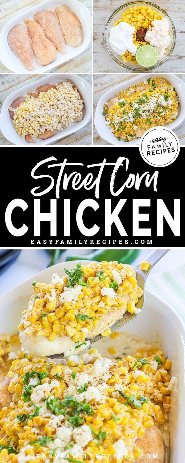 Husband's FAVORITE Recipe- Mexican Street Corn Chicken - Husband's FAVORITE Recipe- Mexican Street Corn Chicken -   18 dinner recipes for two chicken ideas