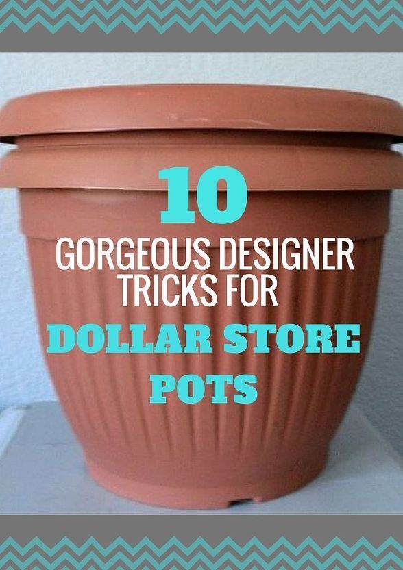 10 DIY Plastic Flower Pot Makeover Ideas - 10 DIY Plastic Flower Pot Makeover Ideas -   18 diy Garden pot ideas